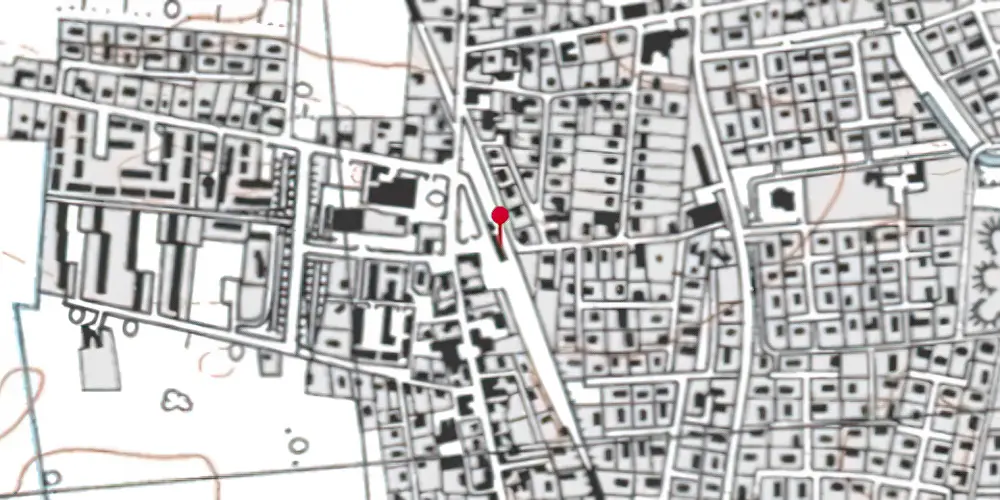 Historisk kort over Havdrup Station