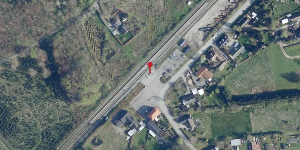 Historisk kort over Tureby Trinbræt