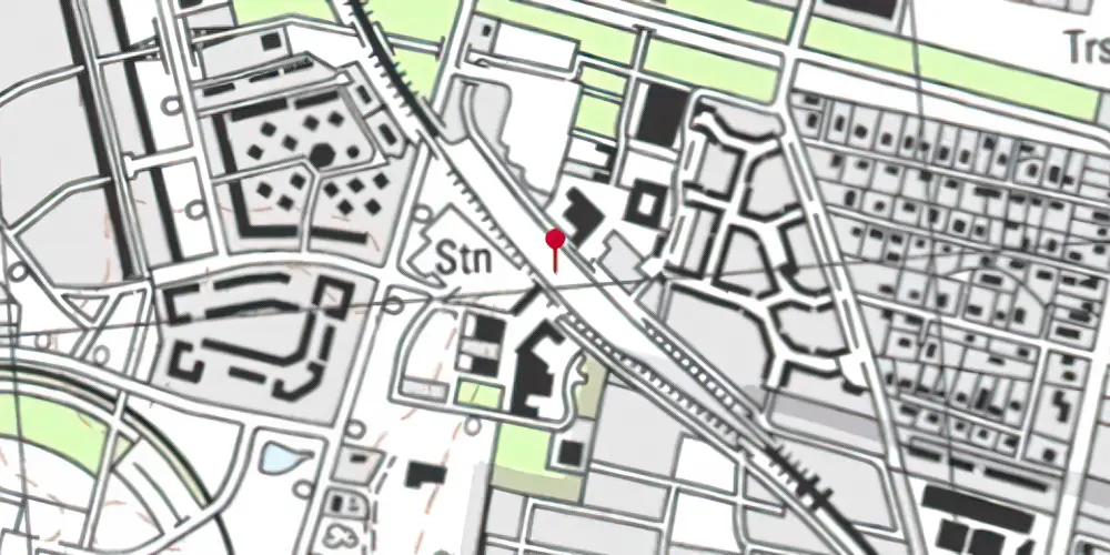 Historisk kort over Ølby S-togstrinbræt