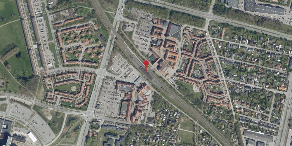 Historisk kort over Ølby S-togstrinbræt