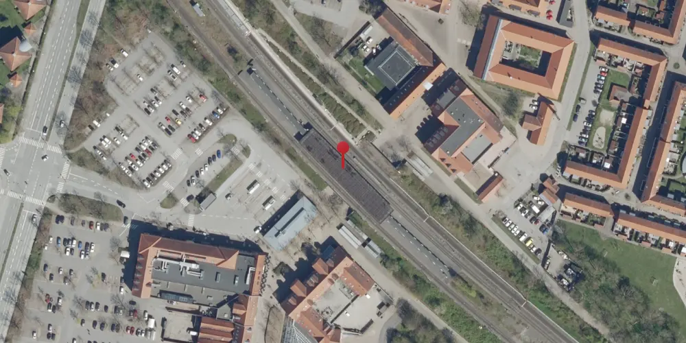 Historisk kort over Ølby S-togstrinbræt