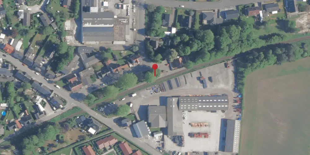 Historisk kort over Nyrup Trinbræt