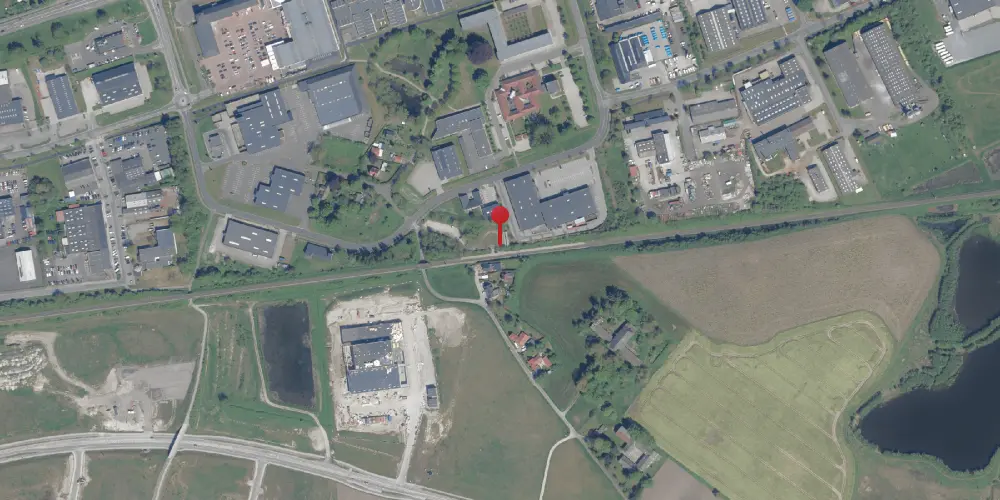 Historisk kort over Næstved Nord Trinbræt