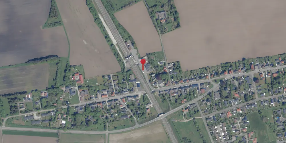 Historisk kort over Lundby Station [1870-1925]