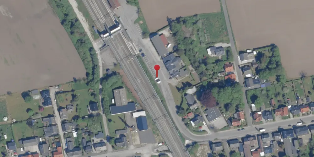 Historisk kort over Lundby Station [1870-1925]