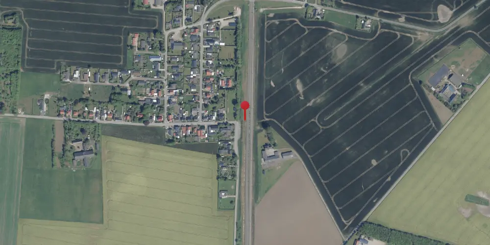 Historisk kort over Klarskov Station