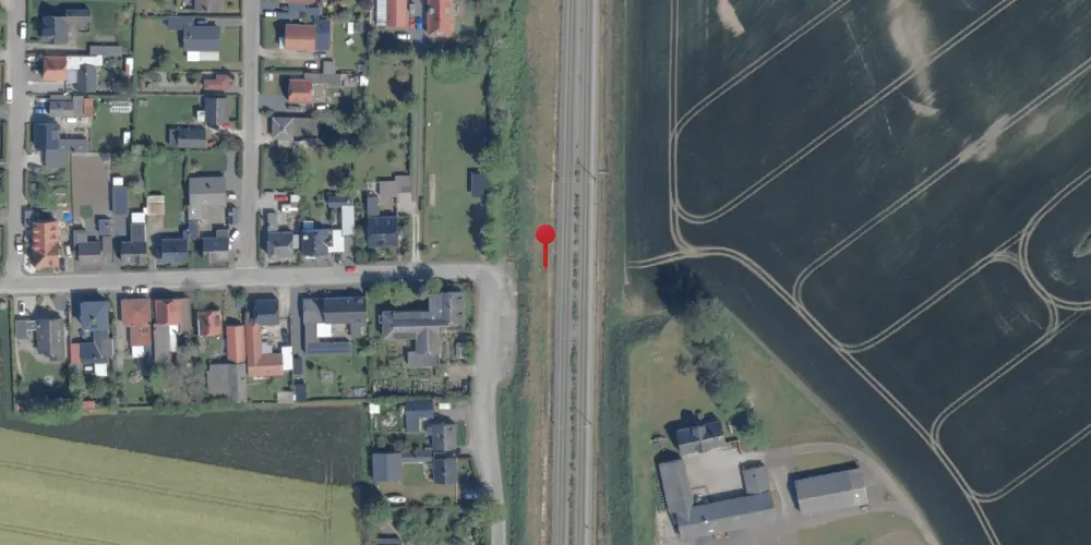 Historisk kort over Klarskov Station