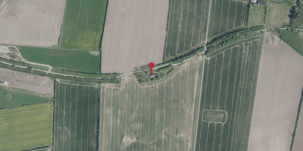 Historisk kort over Skræm Holdeplads