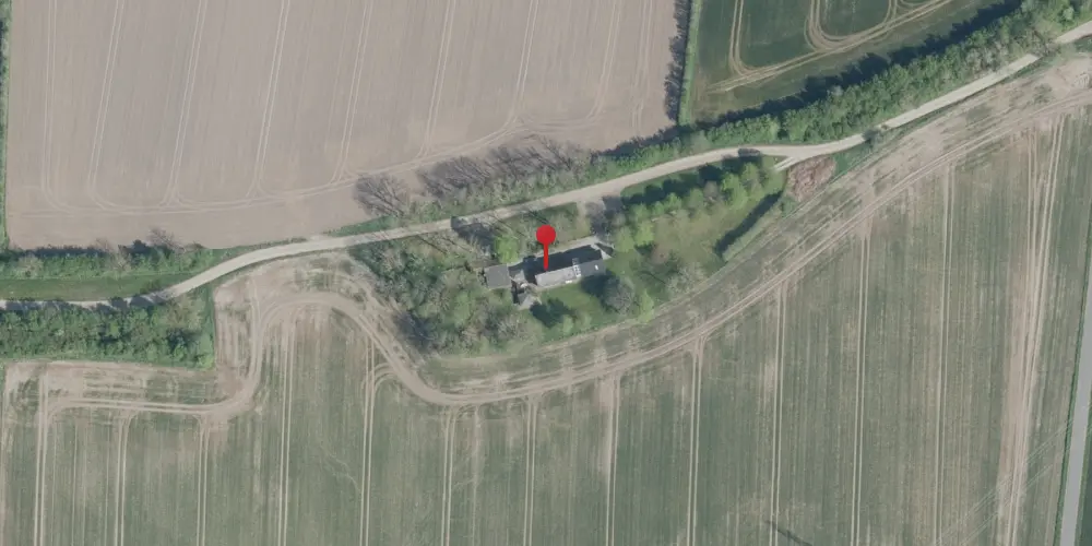 Historisk kort over Skræm Holdeplads