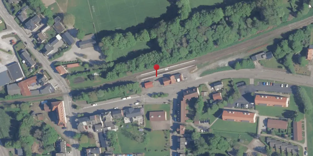 Historisk kort over Store Merløse Trinbræt