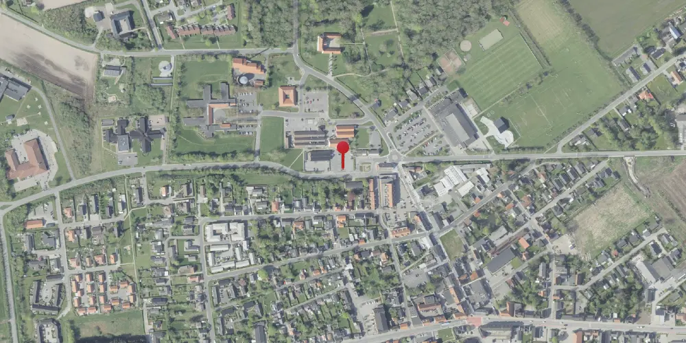 Historisk kort over Brovst Station