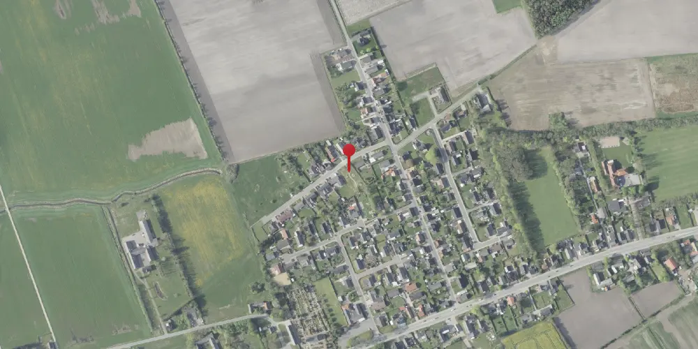 Historisk kort over Arentsminde Station