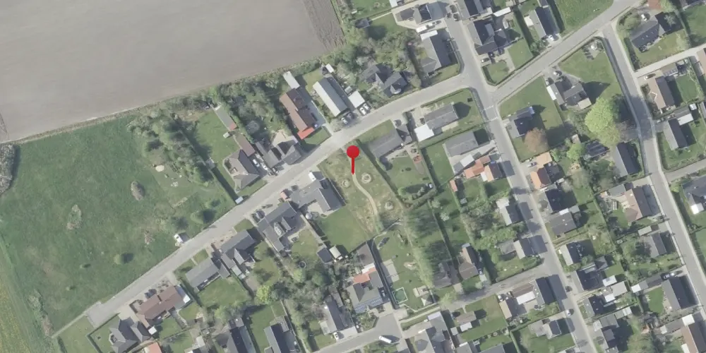 Historisk kort over Arentsminde Station