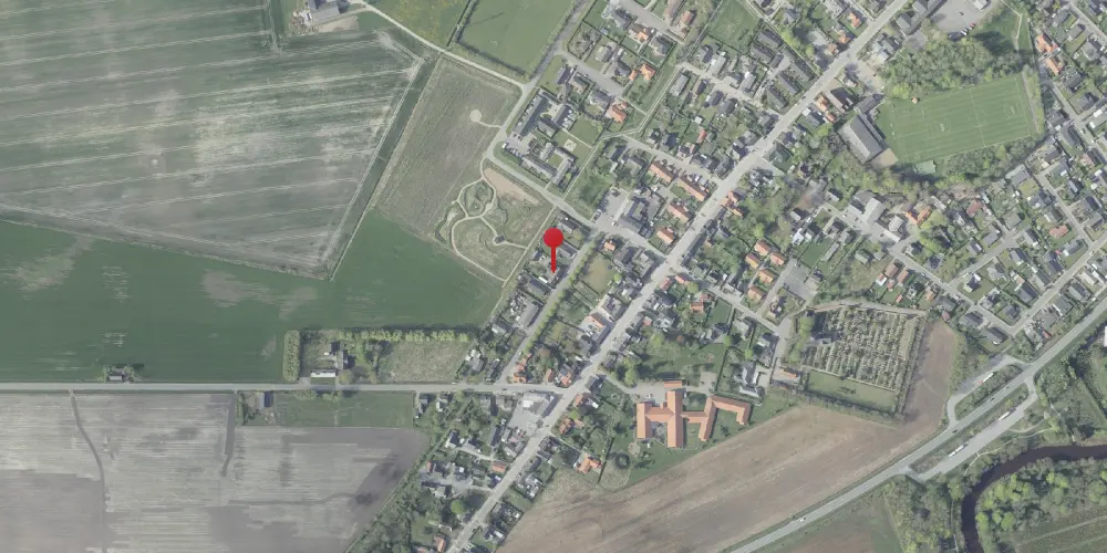 Historisk kort over Birkelse Station