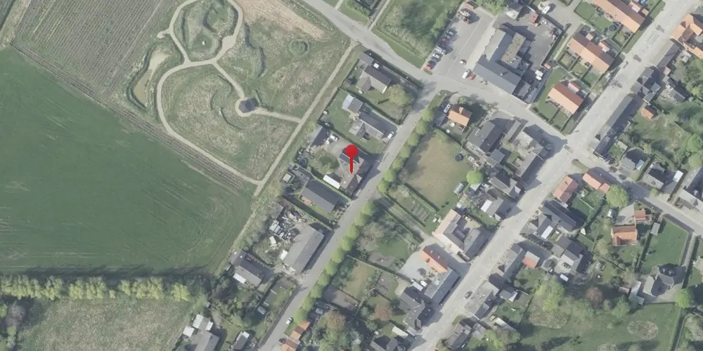 Historisk kort over Birkelse Station