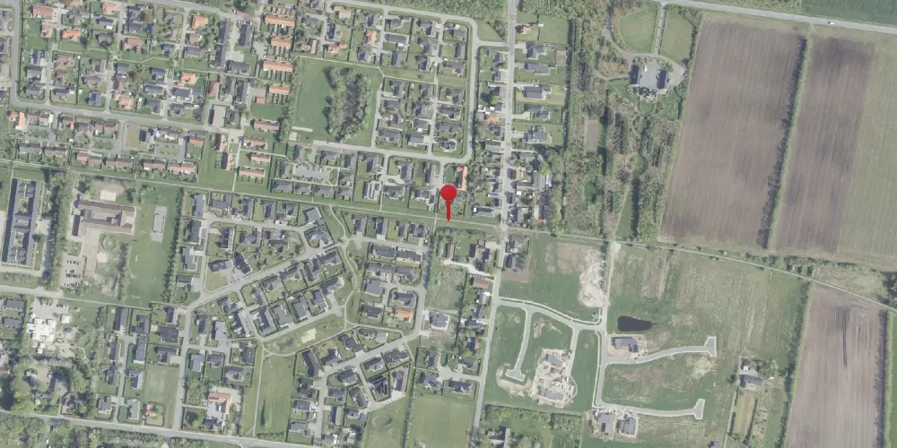 Historisk kort over Knøsgaard Trinbræt