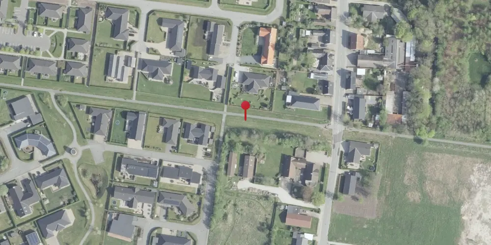 Historisk kort over Knøsgaard Trinbræt