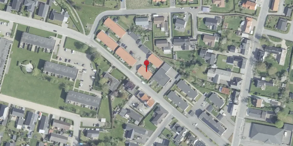 Historisk kort over Vadum Station Historisk kort over Vadum Station