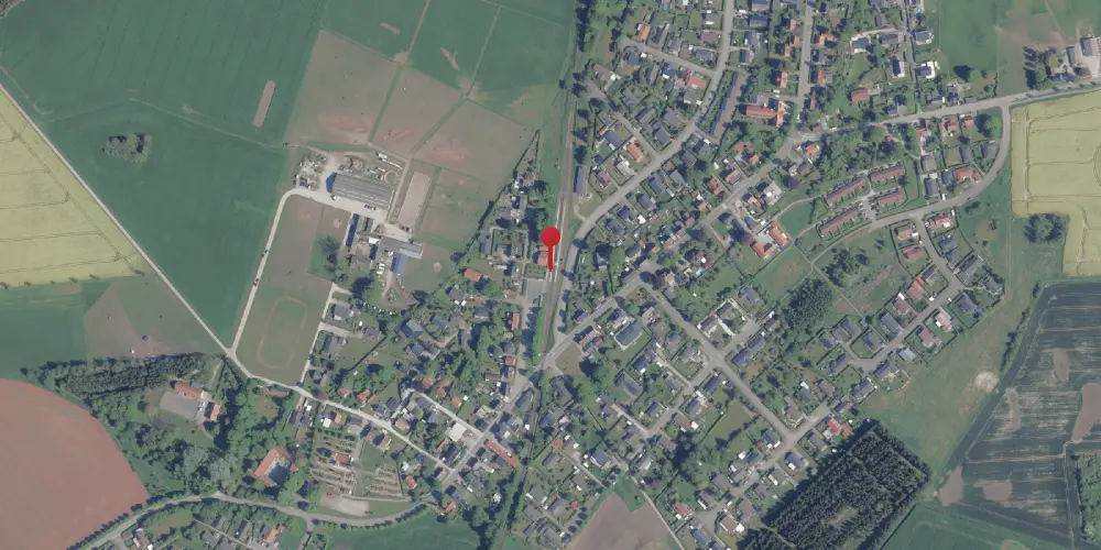 Historisk kort over Kirke Eskilstrup Trinbræt Historisk kort over Kirke Eskilstrup Trinbræt