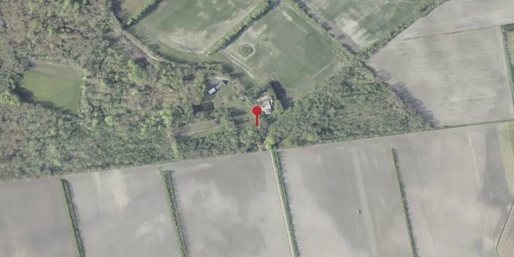 Historisk kort over Ulveskov Trinbræt