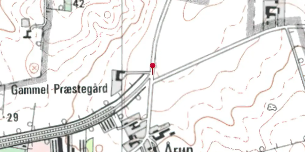 Historisk kort over Aarupvej Trinbræt Historisk kort over Aarupvej Trinbræt