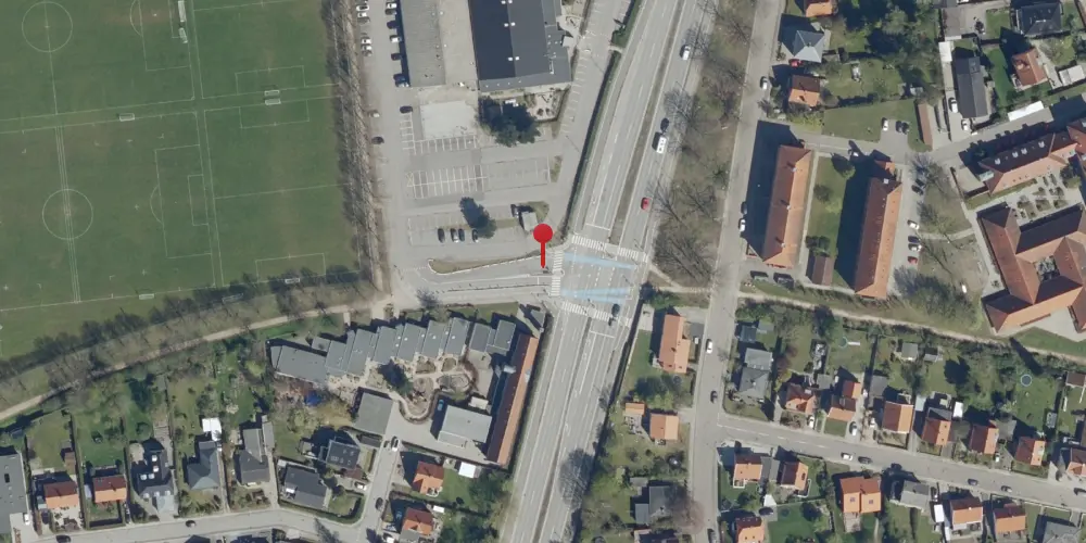 Historisk kort over Københavnsvej Trinbræt