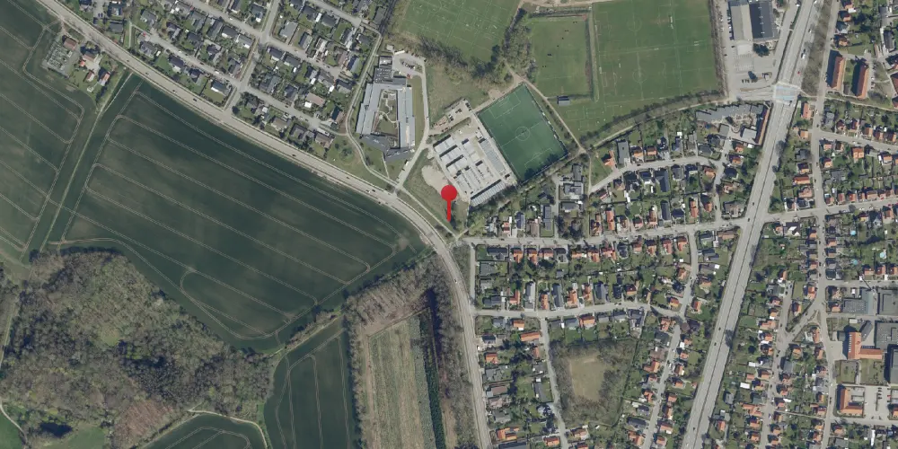 Historisk kort over Ølbyvej Trinbræt