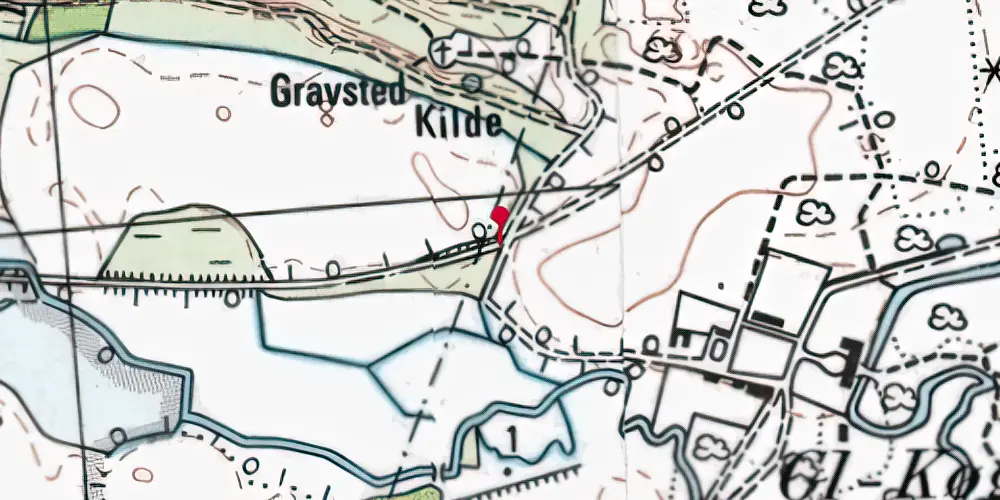 Historisk kort over Aasen Trinbræt Historisk kort over Aasen Trinbræt