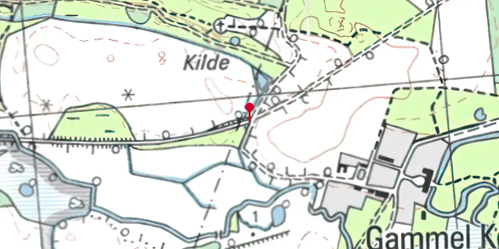 Historisk kort over Aasen Trinbræt Historisk kort over Aasen Trinbræt