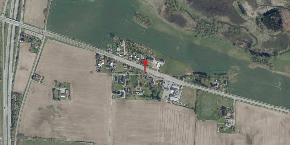 Historisk kort over Lellinge Østermark Trinbræt