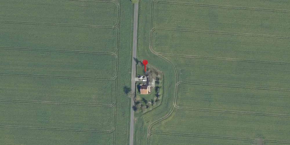 Historisk kort over Ny Lellinge(gaard) Trinbræt