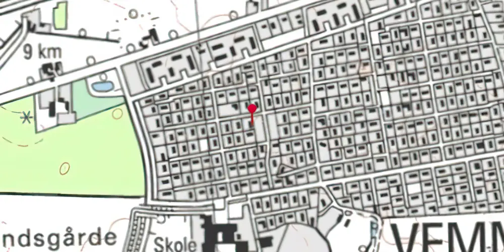 Historisk kort over Vemmedrup Trinbræt Historisk kort over Vemmedrup Trinbræt