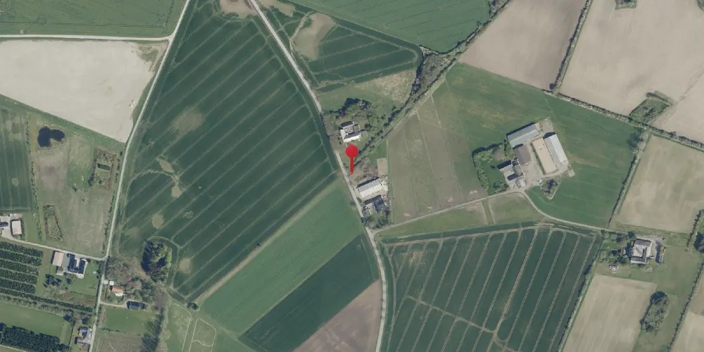 Historisk kort over Bjæverskov Mølle Trinbræt