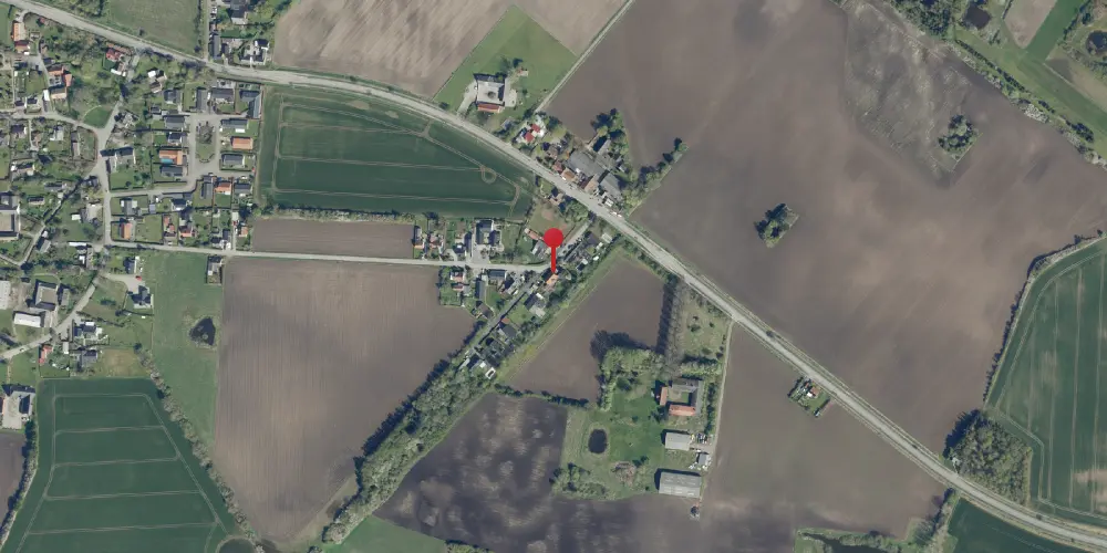 Historisk kort over Østervang Station Historisk kort over Østervang Station