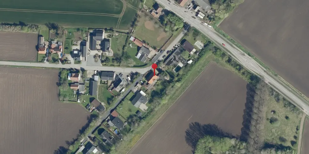 Historisk kort over Østervang Station Historisk kort over Østervang Station