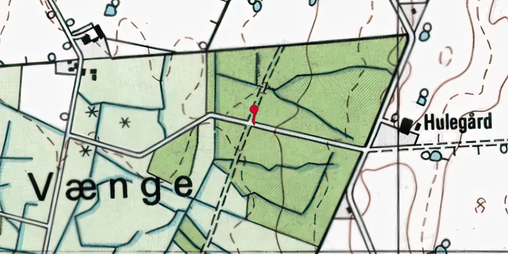 Historisk kort over Gørslev Vænge Trinbræt Historisk kort over Gørslev Vænge Trinbræt