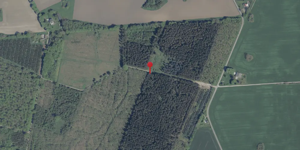 Historisk kort over Gørslev Vænge Trinbræt Historisk kort over Gørslev Vænge Trinbræt