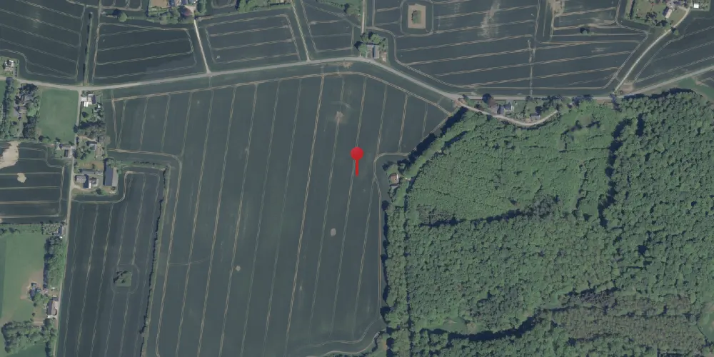 Historisk kort over Nyvang Trinbræt