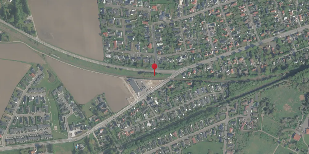 Historisk kort over Allerup Trinbræt