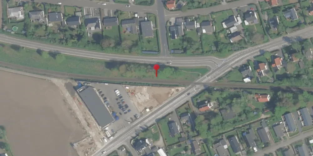 Historisk kort over Allerup Trinbræt