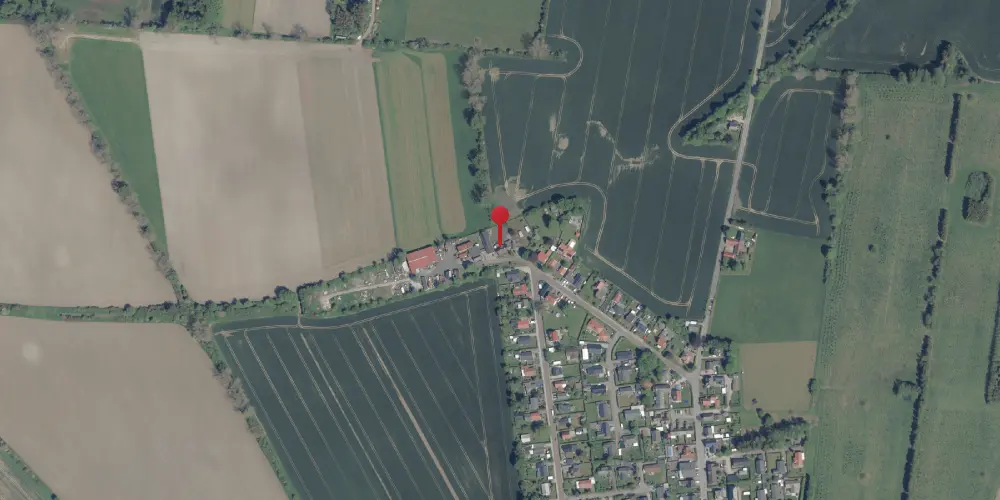 Historisk kort over Ørslev Station