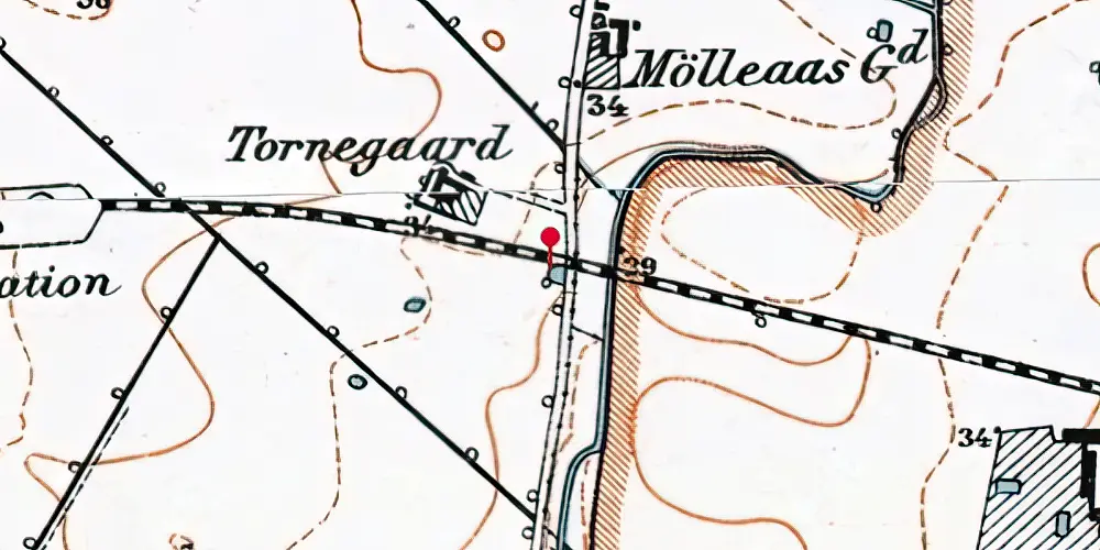 Historisk kort over Prøvegaardsvej Trinbræt Historisk kort over Prøvegaardsvej Trinbræt