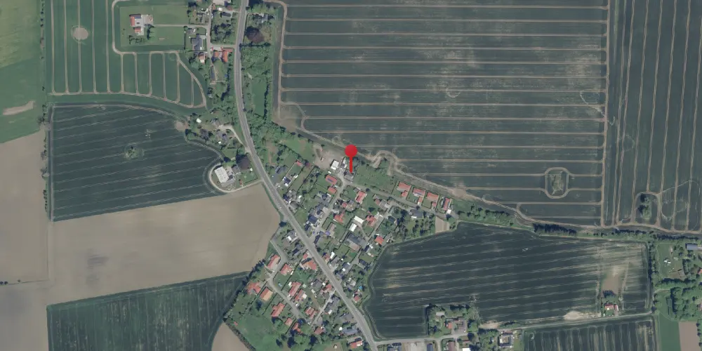 Historisk kort over Sneslev Station