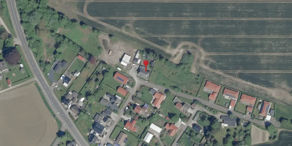 Historisk kort over Sneslev Station