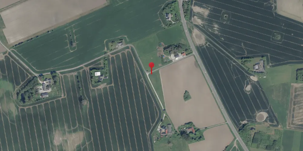 Historisk kort over Allikegaarde Trinbræt