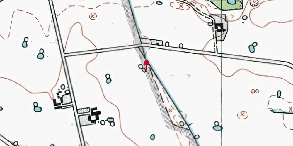 Historisk kort over Haugbyrd Trinbræt Historisk kort over Haugbyrd Trinbræt