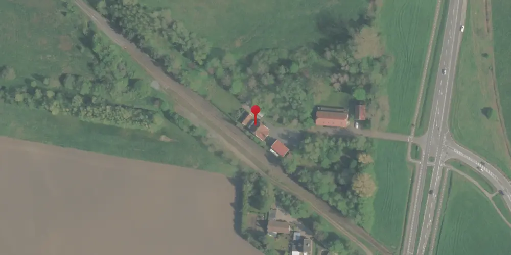 Historisk kort over Mårsø Station