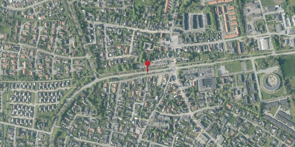 Historisk kort over Gistrup Station Historisk kort over Gistrup Station