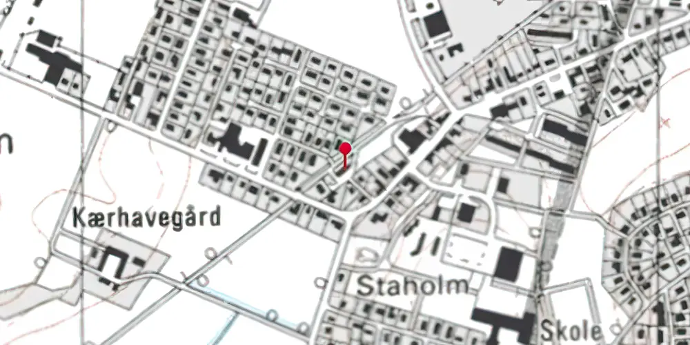 Historisk kort over Klarup Station Historisk kort over Klarup Station