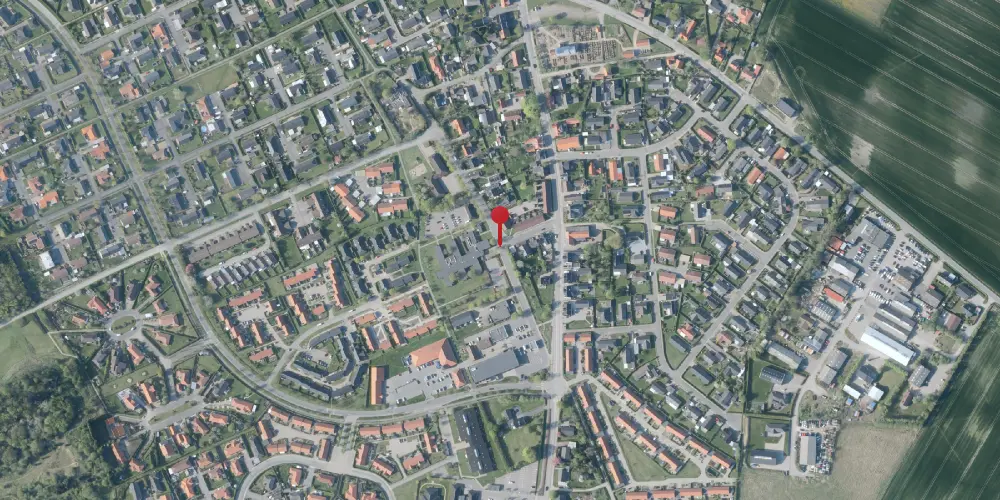 Historisk kort over Storvorde Station